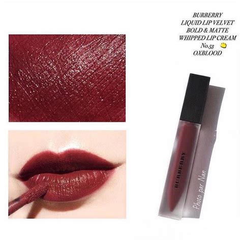 burberry liquid lip velvet oxblood|burberry lip velvet review.